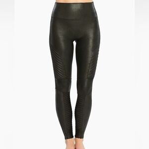 Spanx Faux Leather Moto‎ Leggings